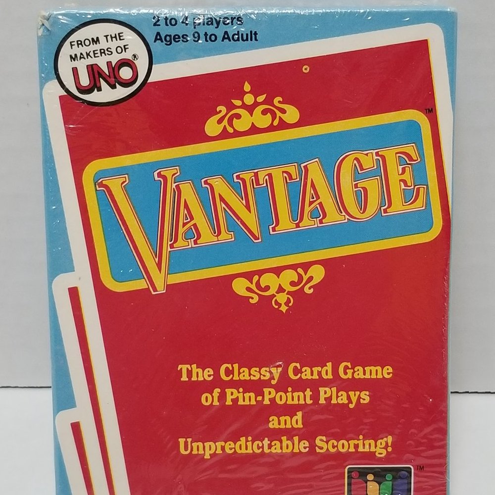 Vintage VANTAGE From The Makers Of Uno Card Game 1985 SEALED NEW